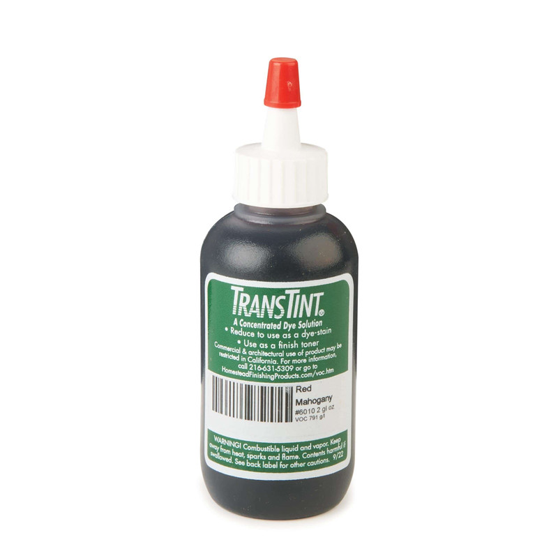 Alcohol / Water Soluble Dye - 2 oz - Color:Red Mahogany
